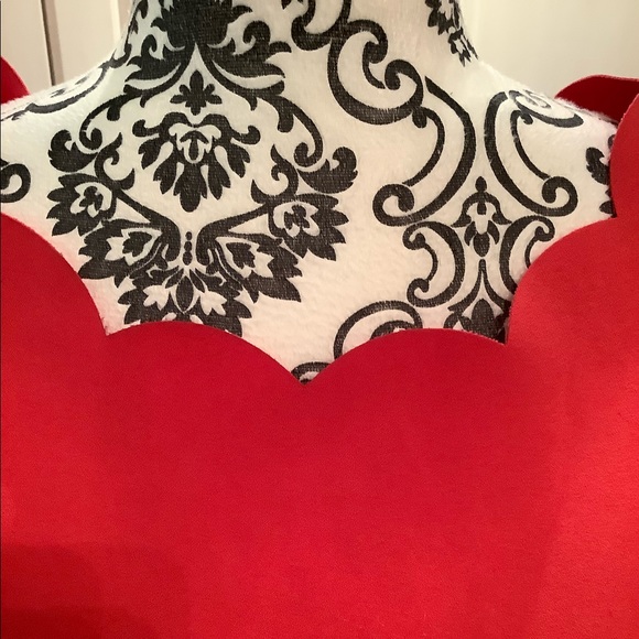 Stunning Coral JCrew Scalloped Dress, Size 10 - Picture 3 of 8